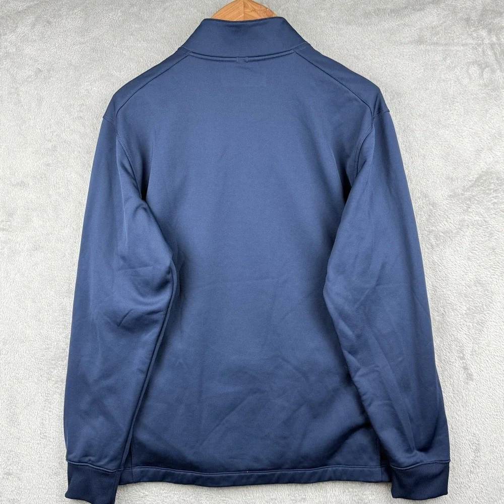 Nike Golf Tour Performance 1/4 Zip Woodland Country Club Size L Navy Therma Fit